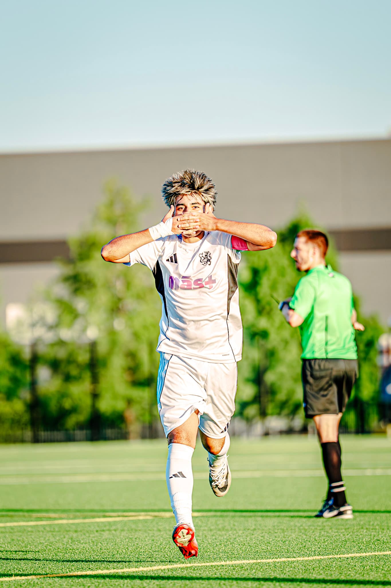I captured about 5 goal celebrations and can be called Jesus loves you